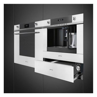 Smeg Linea SFP6101TVB1 - Four - intégrable - niche - largeur : 55.4 cm - profondeur : 56 cm - hauteur : 58.3 cm - avec système auto-nettoyant - classe A+ - blanc