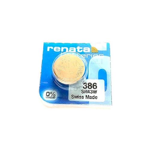 Blister de 1 Pile bouton oxyde argent X386 SR43W