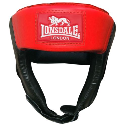 LONSDALE Casque de protection à visage ouvert de coup L Rouge