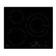 Sauter SPI4368B - Table de cuisson à induction - 3 plaques de cuisson - Niche - largeur : 56 cm - profondeur : 49 cm - avec avant biseauté - noir