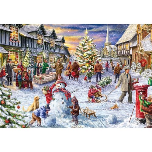 GIBSONS Puzzle A WHITE CHRISTMAS Multicolore
