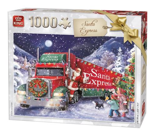 King Jigsaw Père Noël express 1000 pièces