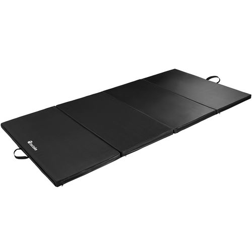 Tapis de Gymnastique GIANTEX Pliable Violet 240x120x5CM Tapis de Yoga  Portable avec 2 Poignées de Transport et Velcro - Accessoire fitness yoga  et pilates - Achat & prix