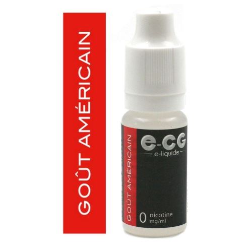 E-liquide E-CG - Américain 0 mg/ml