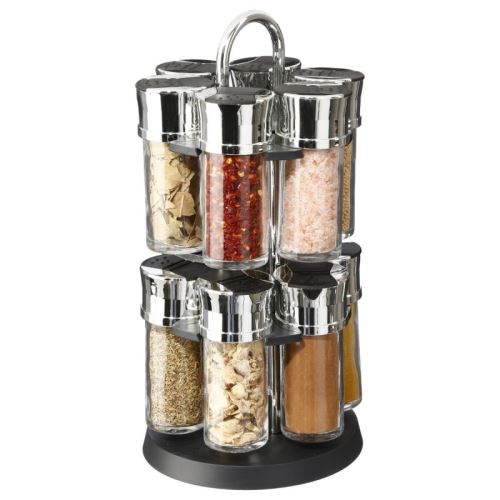 Présentoir à Épices 12 Pots avec Épices Incluses