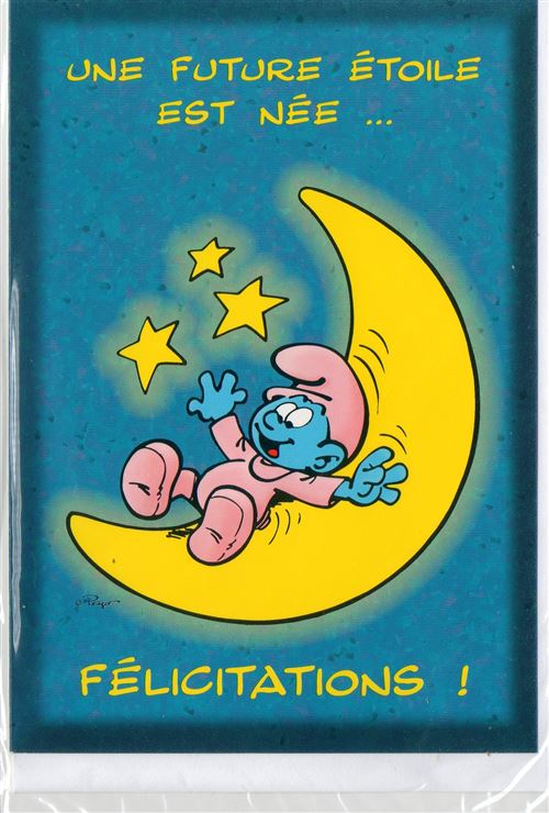 Carte enfant les schtroumpf (35)