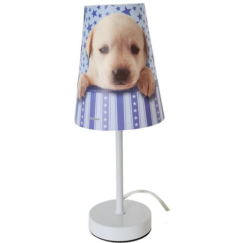Petite lampe de chevet chiot