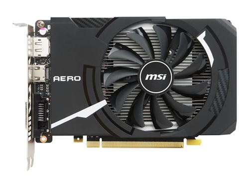 MSI GTX 1050 AERO ITX 2G OCV1 Carte graphique Nvidia GeForce GTX 1050 1518 MHz PCI Express