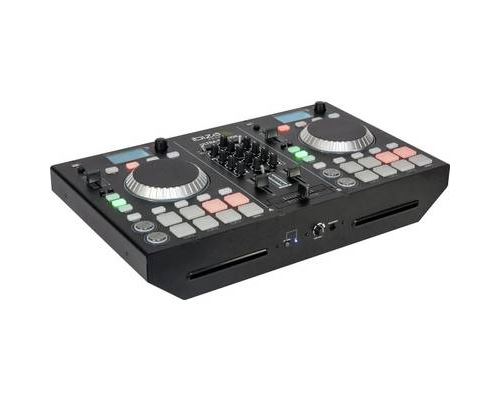 IBIZA SOUND 15-2216 Régie DJ avec table de mixage 2 canaux - Double lecteur CD & Bluetooth