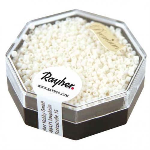 Perles Miyuki - 11/0 - Blanc