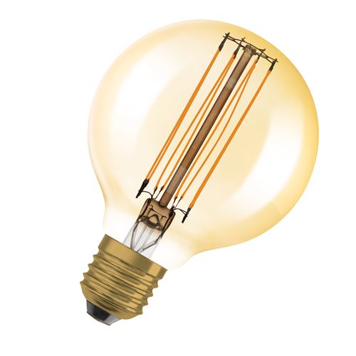 Osram Ampoule LED Vintage G80 E27 Dimmable 2200K 60W équivalent verre transparent - Image 3