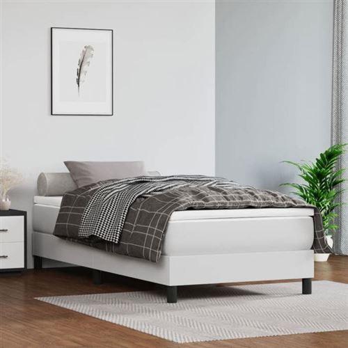 vidaXL Matelas à ressorts ensachés pour enfants 80x160 cm similicuir,meuble de chambre à coucher,matelas à ressorts,4016543