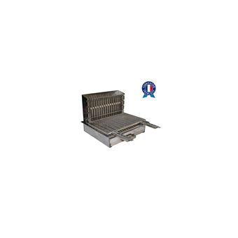 Barbecue Encastrable Inox Charbon de Bois   Plancha Tonio - 1
