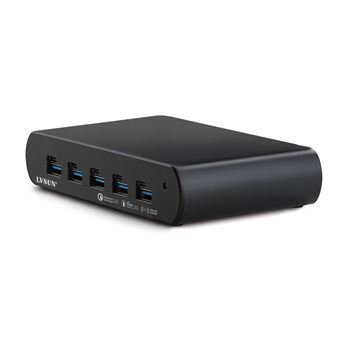 LS-Q5U-PD Station de Recharge Ultra-Rapide 80 Watts 4 Ports USB-A e