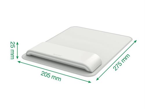 Non Communiqué Gris Leitz Ergo - Tapis De Souris Avec Repose-Poignets - Adjustable
