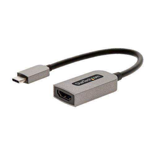 StarTech.com Adaptateur USB  C vers HDMI - Vidéo 4K 60Hz, HDR10 - Dongle USB vers HDMI 2.0b - USB Type-C DP Alt Mode vers Écrans/Affichage/TV - Convertisseur USB vers HDMI (USBC-HDMI-CDP2HD4K60) - Adaptateur vidéo - USB-C mâle pour HDMI femelle - 13 c