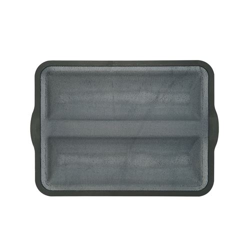 Non Communiqué Gris,Noir Moule À Baguettes De Pain 36 X 26 Cm Zenker Silicone Fibre De Verre