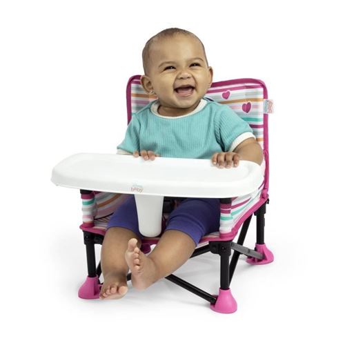 Disney Baby Chaise D'Appoint Minnie Mouse, Réhausseur Pop 'N Sit, Intérieur, Extérieur, Pratique Et Compacte, Pliage Rapide,