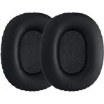 2X Coussinet Compatible avec Marshall Monitor Coussinet - Coussinets en Mousse pour Casque Audio - Noir