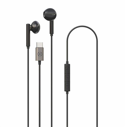 Celly - Ecouteurs - USB Type-C - Noir - Image 3