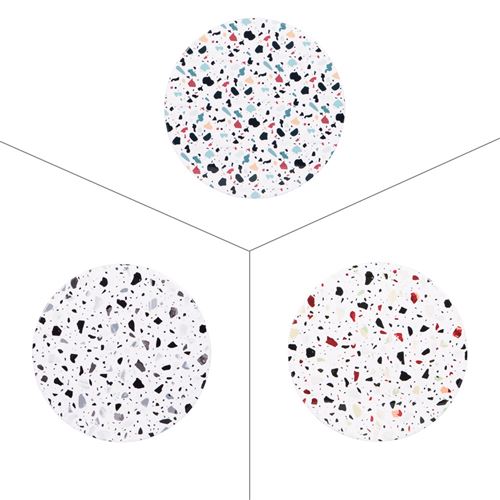 Non Communiqué Multicolore Dessous De Plat Terrazzo 20 Cm (1 Modèle Aléatoire) - Table Passion - Céramique