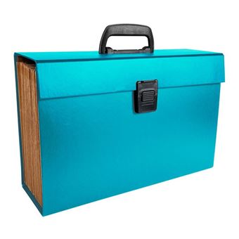 Trieur valisette EXACOMPTA Bleu 20 compartiments - 1