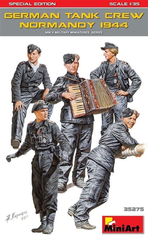 German Tank Crew (normandy 1944)special Edition- 1:35e - Miniart