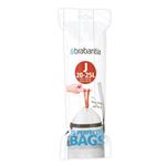 Rouleau de 20 sacs poubelle Brabantia 23 L Blanc