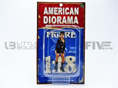 Voiture Miniature de Collection AMERICAN DIORAMA 1-18 - FIGURINES Costume Babe - Daphne - Black - 23872