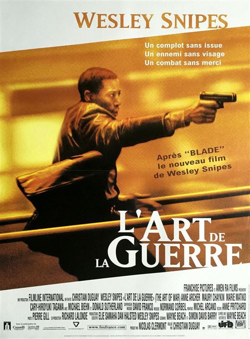 L'art de la Guerre - Wesley Snipes - 116x158cm - Affiche de cinéma originale pliée