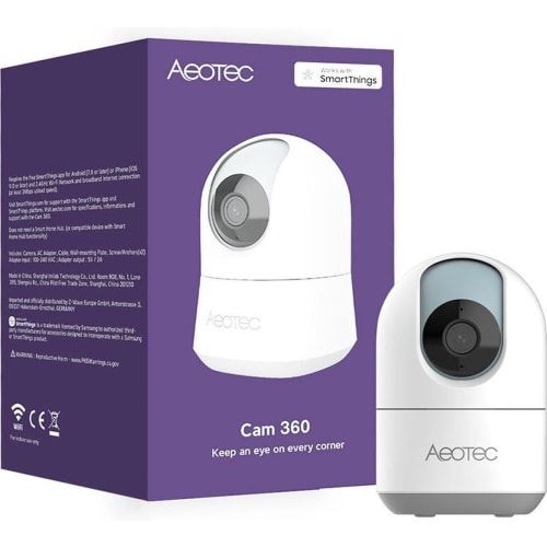 8€15 sur Caméra de Surveillance SmartThings Aeotec Cam 360 GP