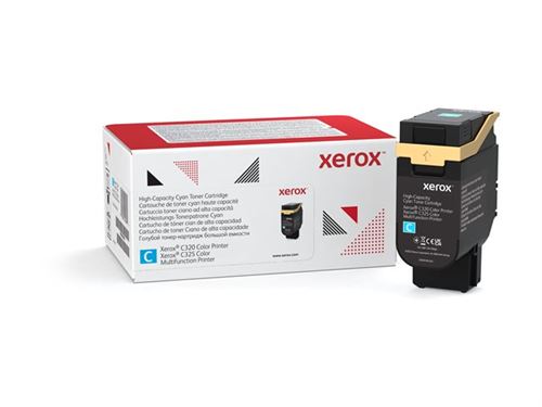 Xerox - Haute capacité - cyan - original - boîte - cartouche de toner - pour Xerox C325