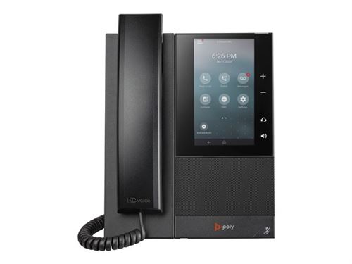 Poly CCX 505 - Téléphone VoIP - SIP, RTCP, RTP, SRTP, SDP