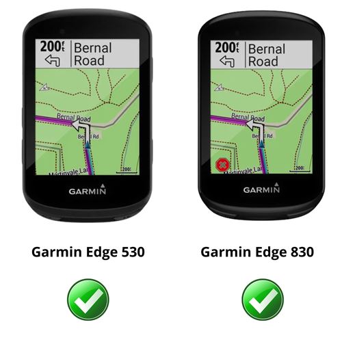 Garmin EDGE 530 Edge 830 etui de Protection en Silicone housse de Protection  GPS vélo ordinateur Protection écran Film