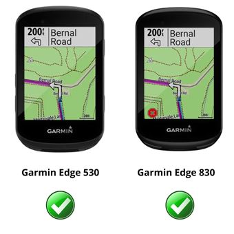 Housse Silicone Garmin Edge 530 – Protection Noire, Accessoire Vélo, étui Moulé