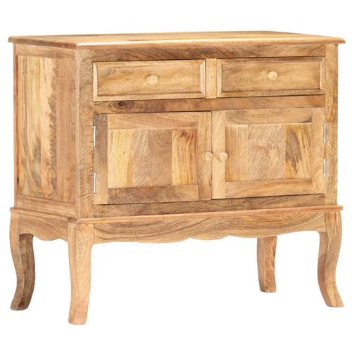vidaXL Buffet 80 x 35 x 70 cm Bois de manguier massif