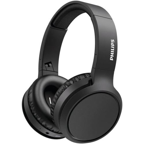 Casque Audio Sans Fil Bluetooth Philips avec Réduction Du Bruit Noir Tah5205Bk