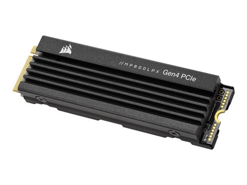CORSAIR MP600 PRO LPX - SSD - 500 GB - intern - M.2 2280 - PCIe 4.0 x4 (NVMe) - 256-bits AES - geïntegreerde warmteafvoer - voor Sony PlayStation 5