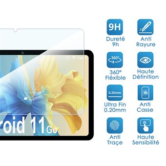 KARYLAX - Protection d'écran en Verre Fléxible, Dureté 9H, Anti-Rayures,  Film Protecteur pour Tablette DUODUOGO G10 10 Pouces