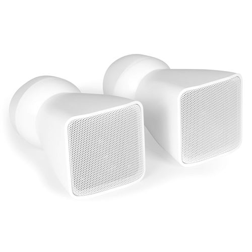 Power Dynamics BSX30B - Enceinte Murale 100V 30W 2,5″ - Son clair pour installations commerciales et ambiances sonores | Blanc