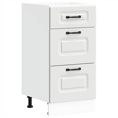 vidaXL - Armoire de cuisine Kalmar - Buffet avec tiroir - Blanc - Image 3