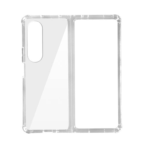 Coque pour Samsung Galaxy Z Fold 4 Silicone Gel Coins Renforcés Avizar Transparent