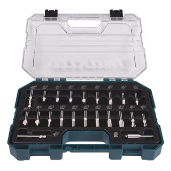 Coffret de 22 fraisesà rainurer - MAKITA - D-74784 - 1