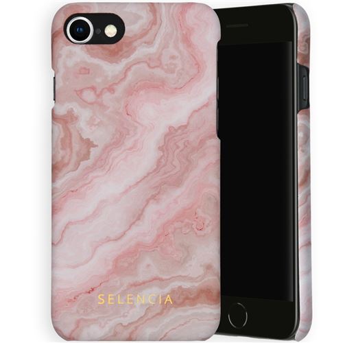 Coque pour iPhone SE (2020) / 8 / 7,iPhone 6/6s Selencia Rose/Rose