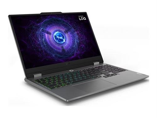 Lenovo Loq 15Iax9 83Gs - Conception De Charnière À 180 Degrés - Intel Core i5 - i5-12450Hx / Jusqu'À 4.4 Ghz - Aucun Se Fourni - Geforce Rtx 4050 - 24Go Ram - 1To SSD Nvme - 15.6" Ips 1920 X 1080 (Full Hd) @ 144 Hz - Gigabit Ethernet - Wi-Fi 6 - Gri