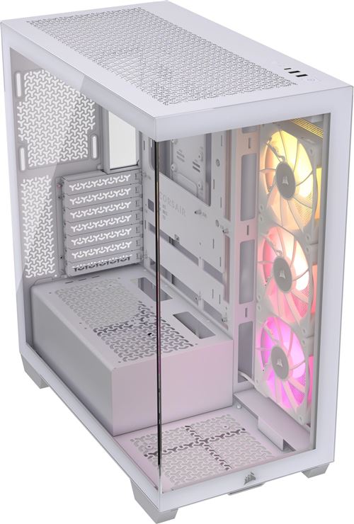 Corsair iCUE LINK 3500X RGB Blanc - MT/Sans Alim/E-ATX - Image 4
