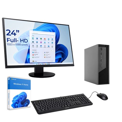 Sedatech Pack Mini-Pc, Intel I3-12100, 16Go Ram, 1To Ssd, Dvd, Win 11, Ecran 24'' - Image 3