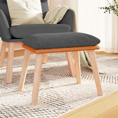 Non Communiqué Gris Foncé Vidaxl Tabouret 45X29,5X35 Cm Tissu En Similicuir 341447