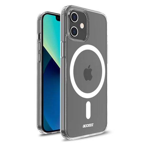 Accezz Protect Series Clear - Coque de protection pour téléphone portable - pour MagSafe - silicone - transparent - pour Apple iPhone 12 mini