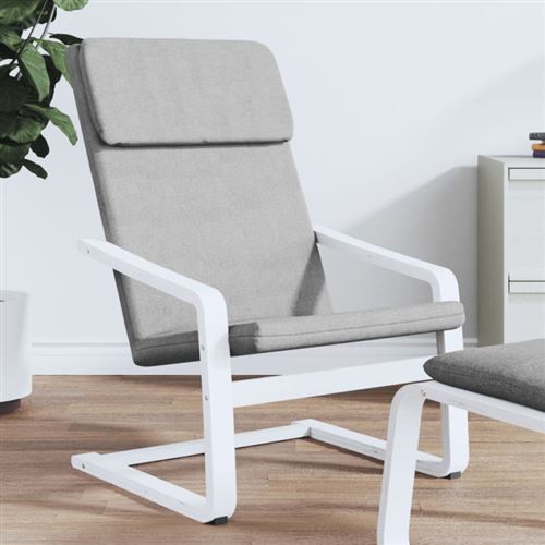 Vidaxl Gris Chaise De Relaxation Tissu - Image 3